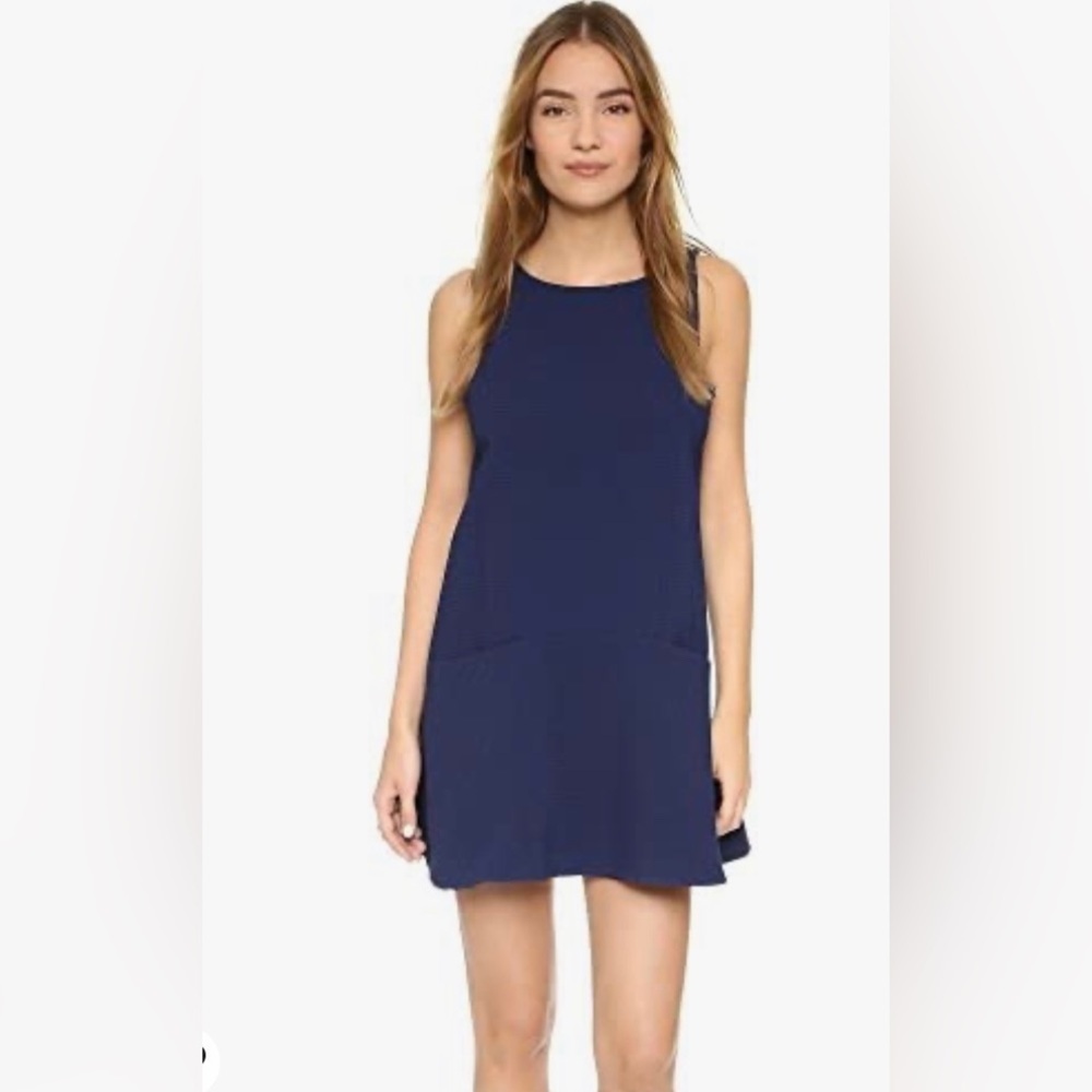 BB Dakota Women's Raven Tank Dress with Patch Pockets Size S